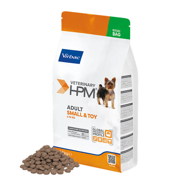 Virbac Veterinary HPM Small & Toy Breeds Adult Dog Dry Food 3kg