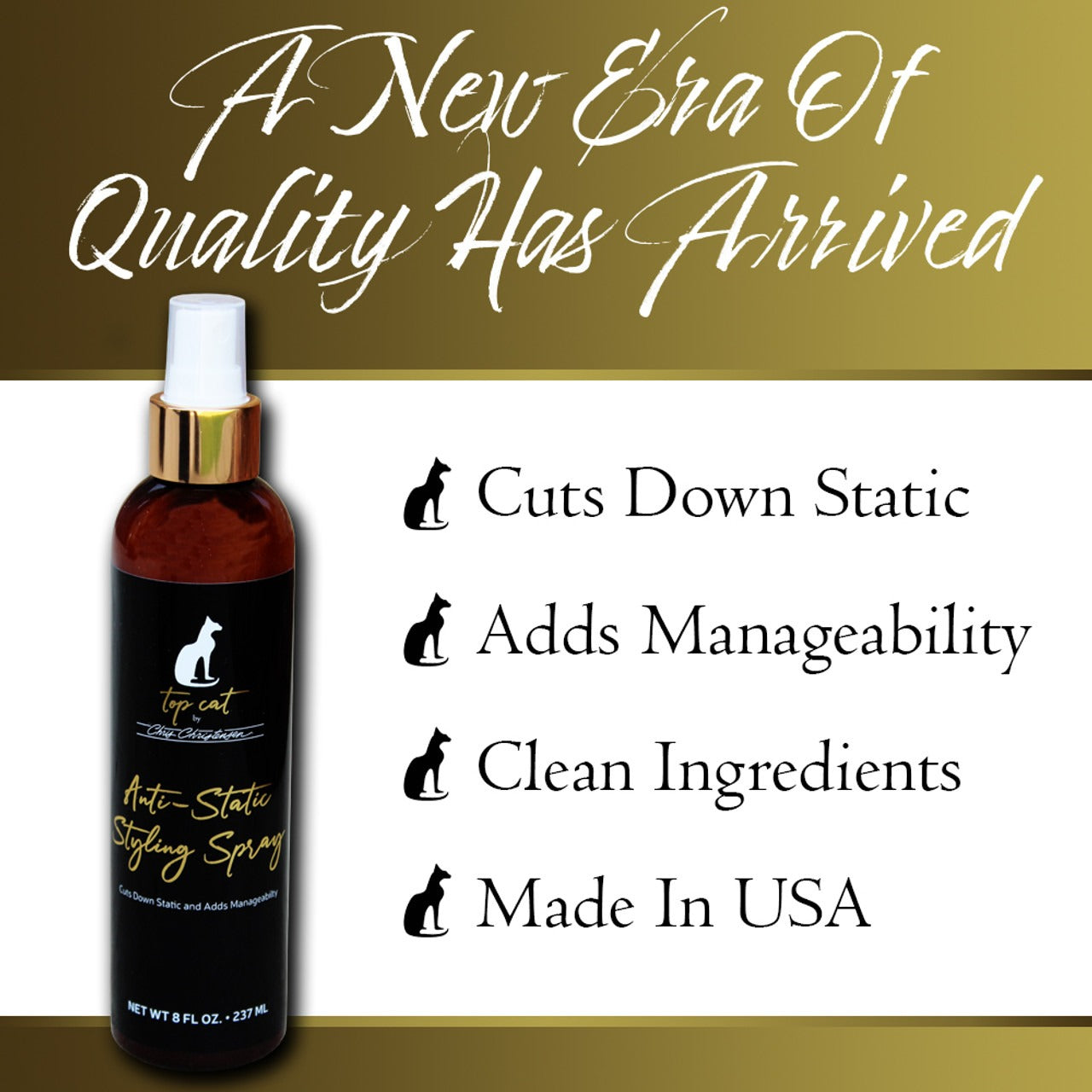 Chris Christensen Top Cat Anti Static Spray 236ml