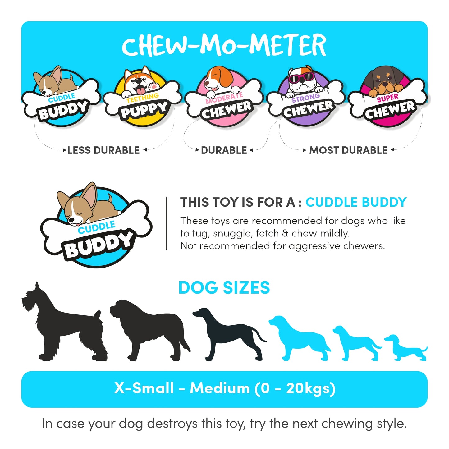 FOFOS Birthday Balloon Dog Toy 15x7x36cm