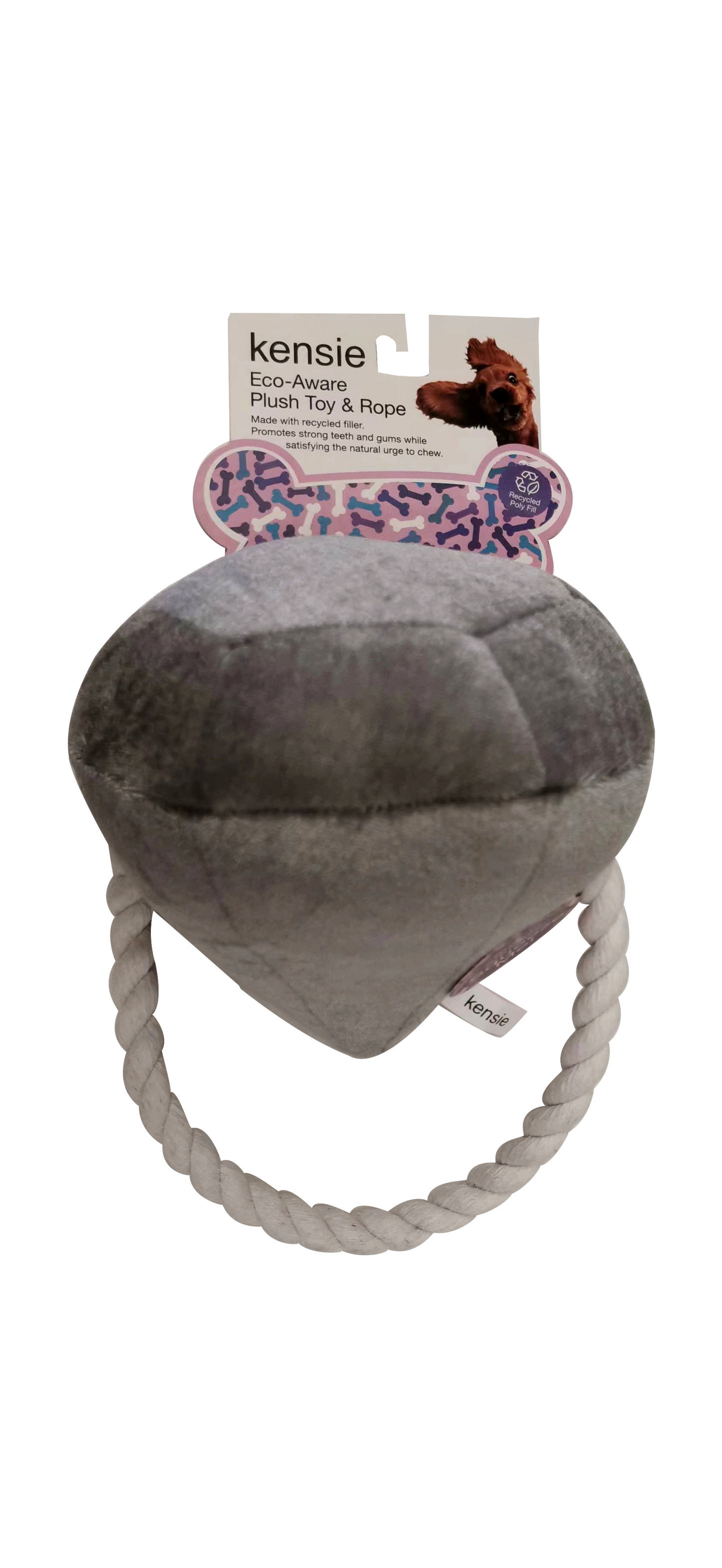 Black+Decker/ Kensie Diamond Plush & Squeaker Dog Toy