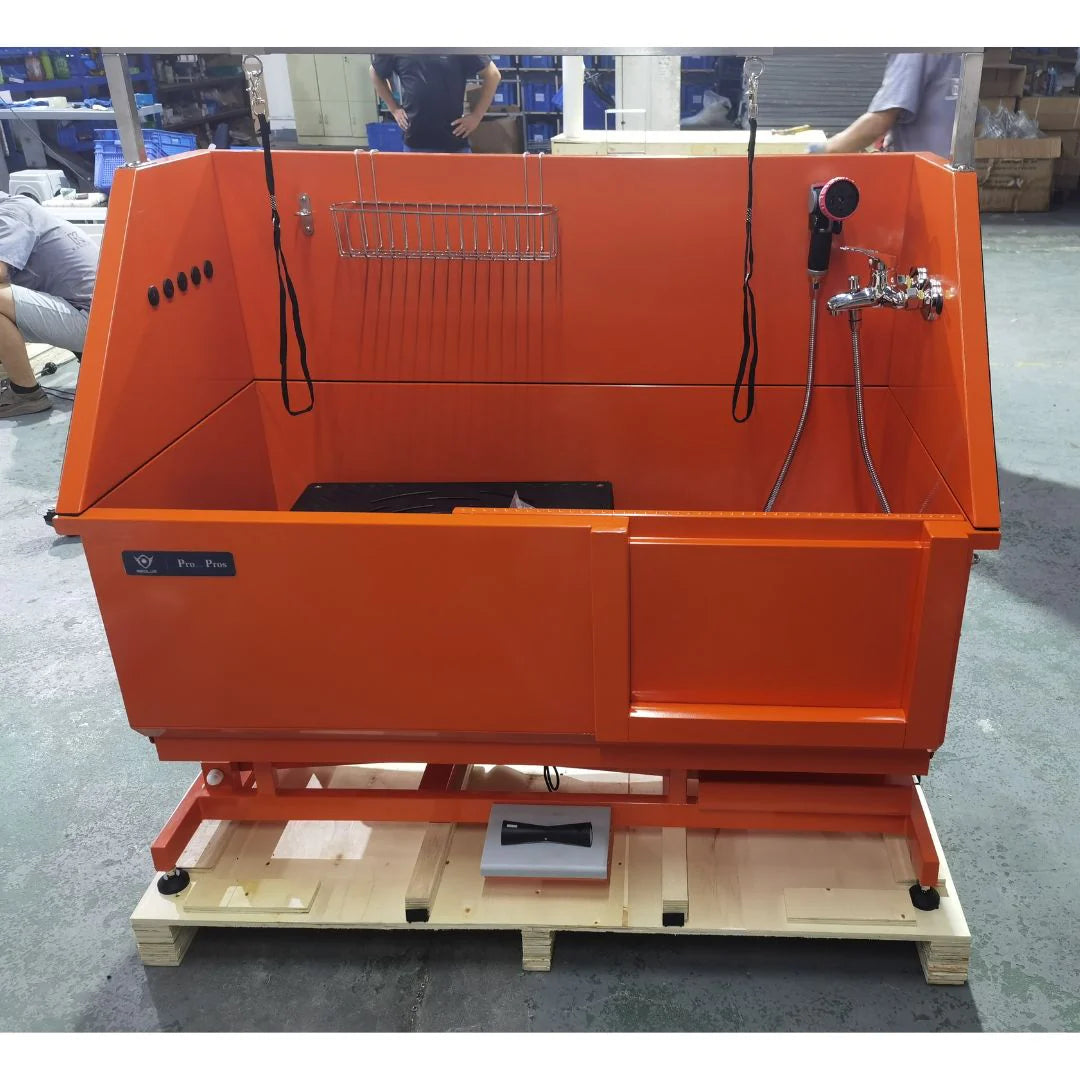 Aeolus Nova Electric Bathing Tub with Sliding Door Orange