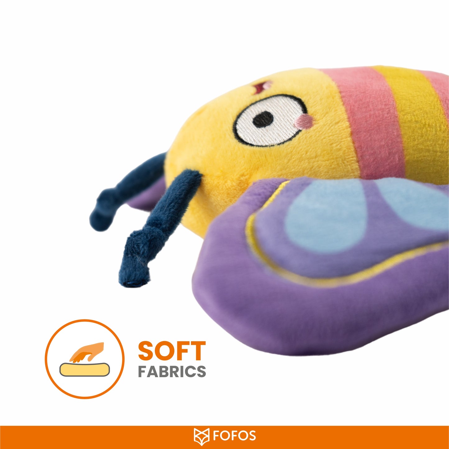 FOFOS Garden Butterfly Dog Toy 26 x 6 x 15 cm