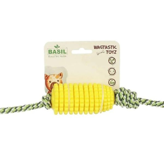 Basil Corn with Rope Toy for Dog