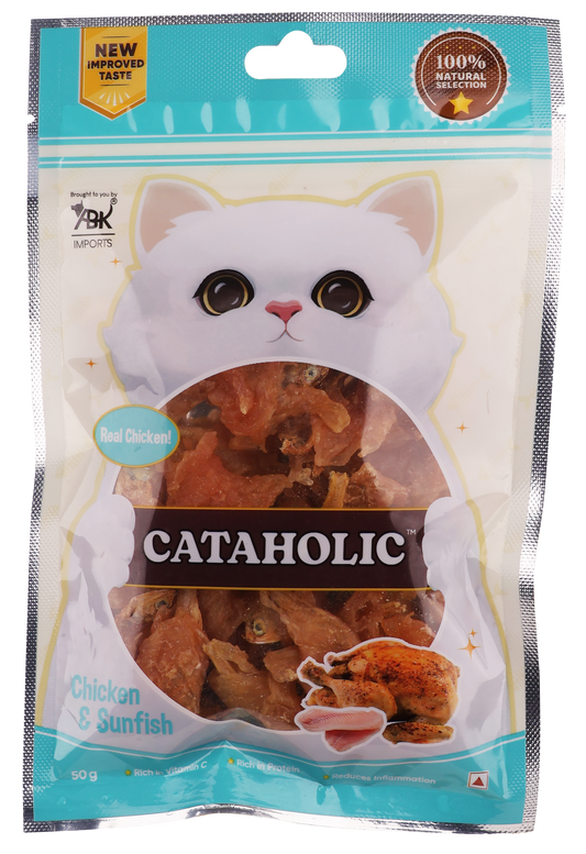 Cataholic Spiral Soft Chicken and Sunfish 50g