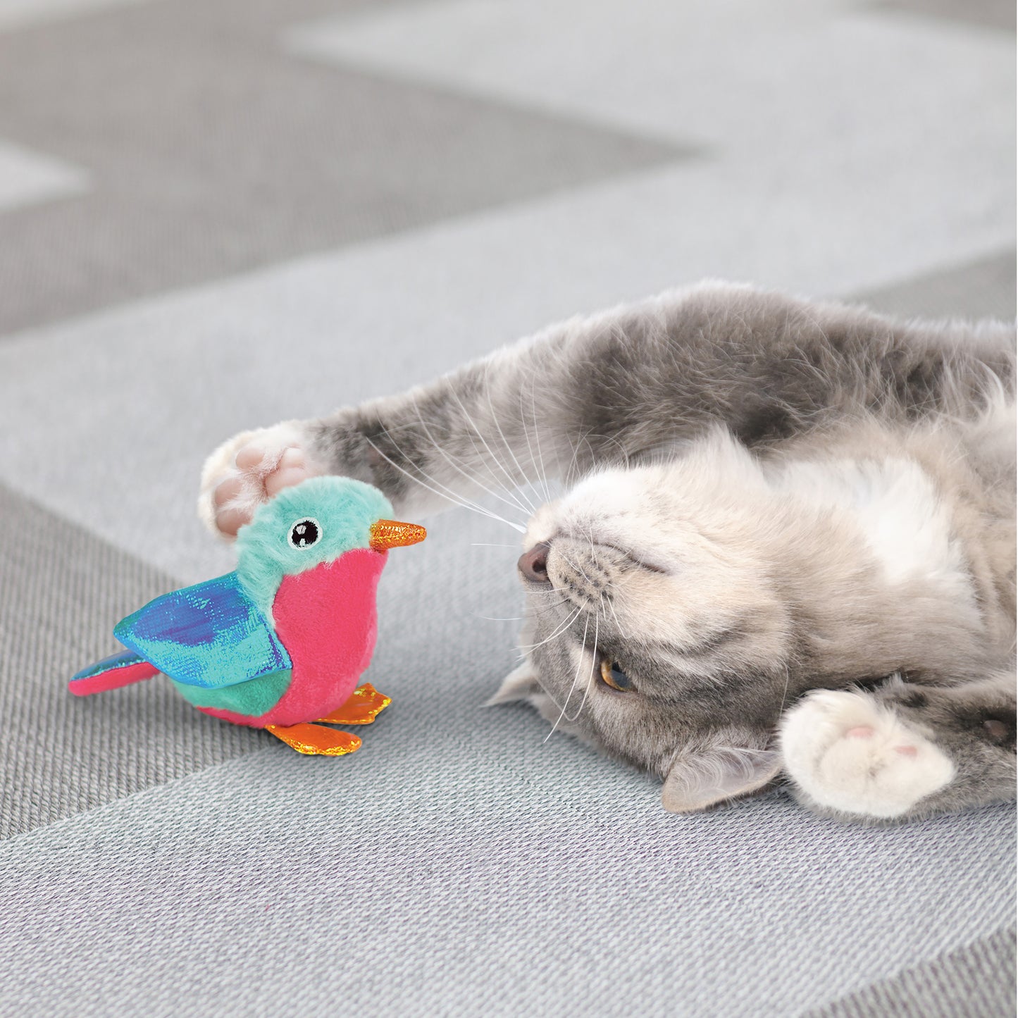 Kong Crackles Tweetz Bird Cat Toy 05.08x10.80x8.26cm