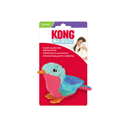 Kong Crackles Tweetz Bird Cat Toy 05.08x10.80x8.26cm