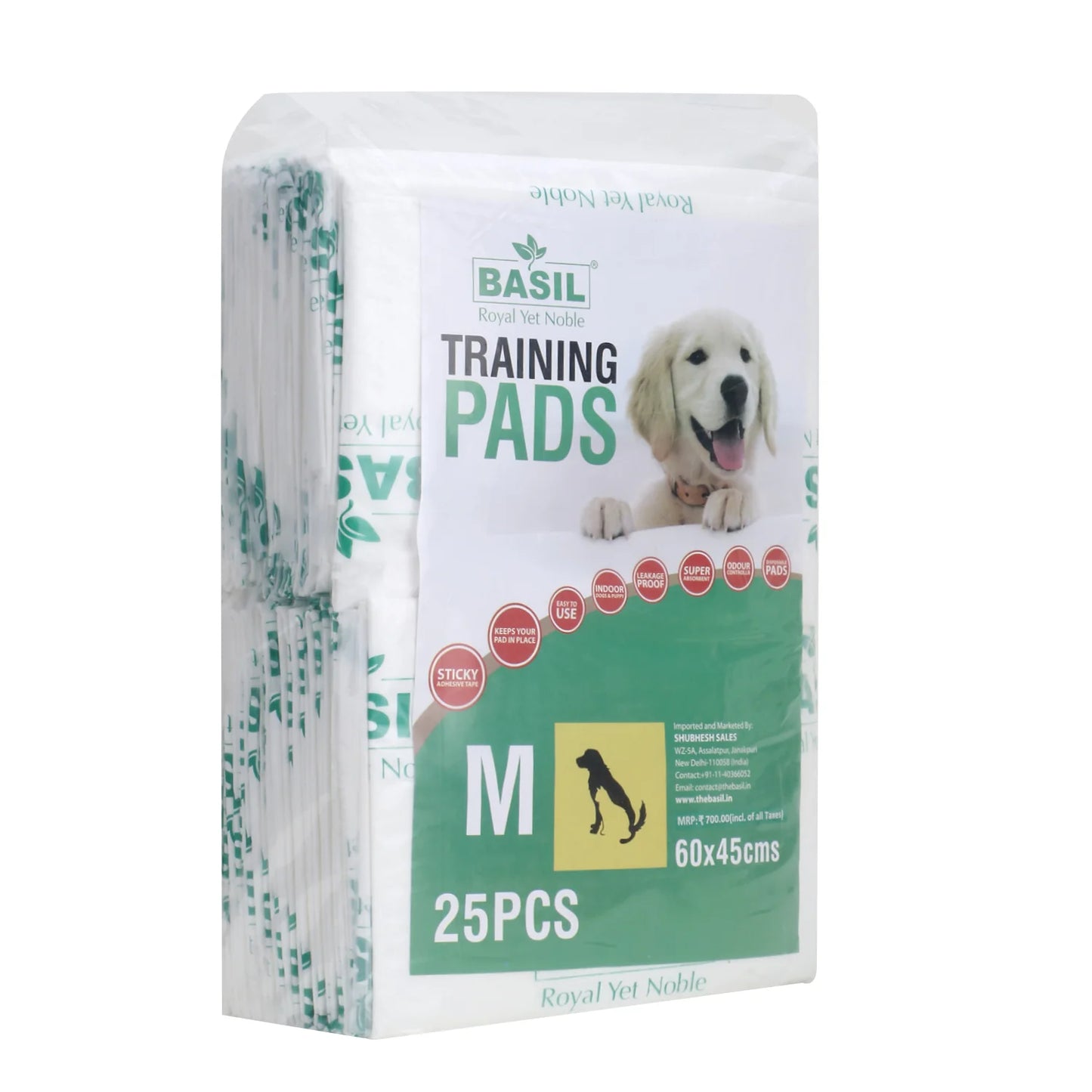 Basil Puppy Training Pee Pads for Pets