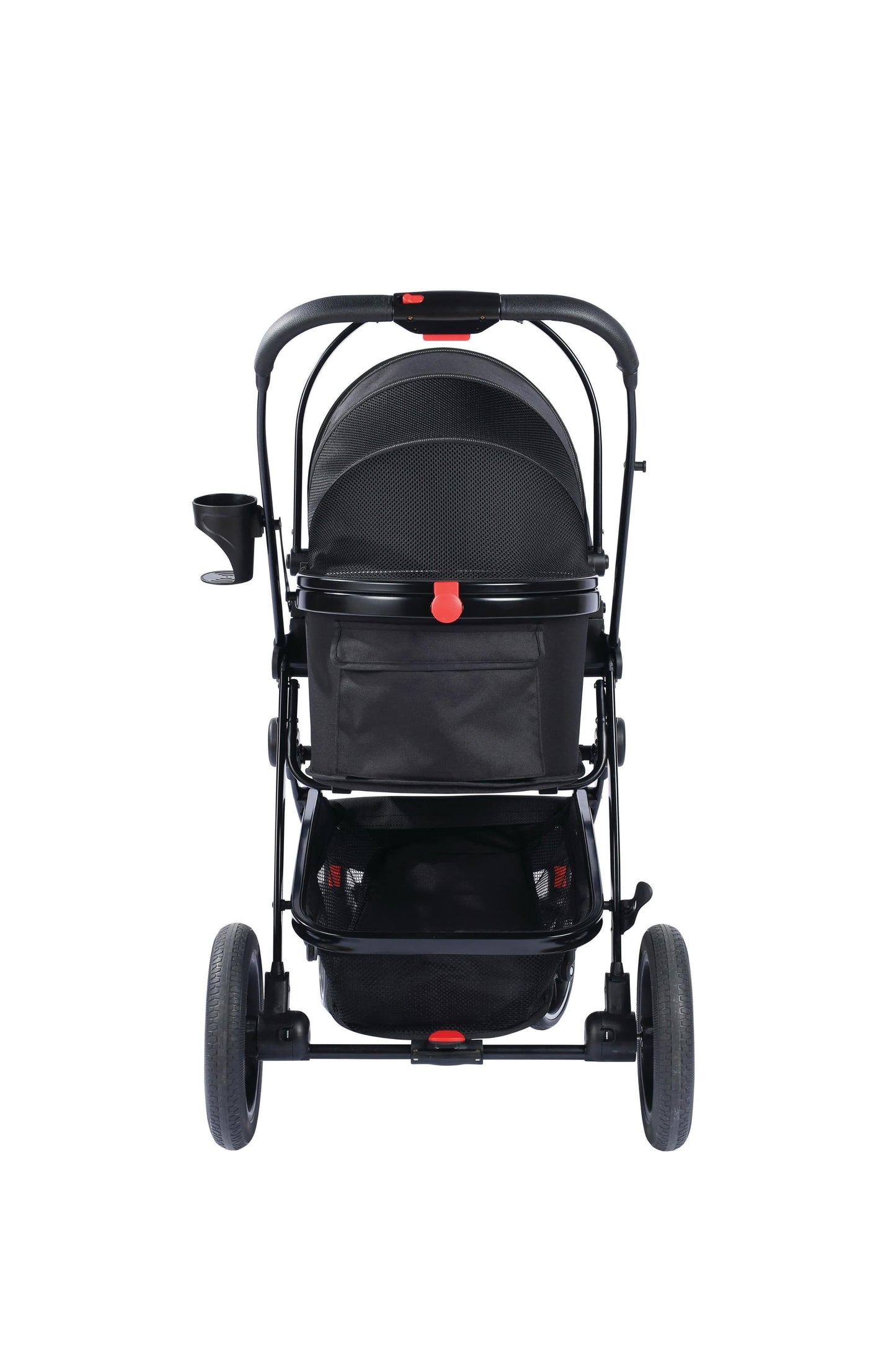 M-pets Conquest Detachable Pet Stroller 171x57.5x101cm for upto 25kg Dogs & Cats