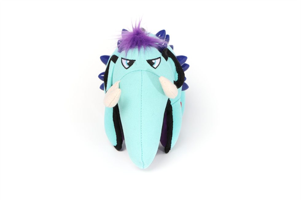 Gigwi Duraspikes Mammoth Blue Dog Toy 25x13x22cm