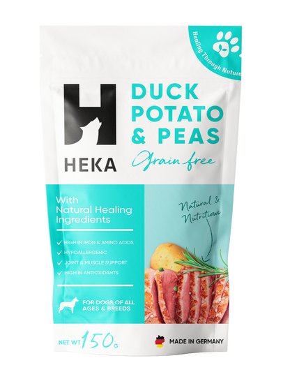 Heka Grain Free Duck Potatoes & Peas Dry Food For Dogs
