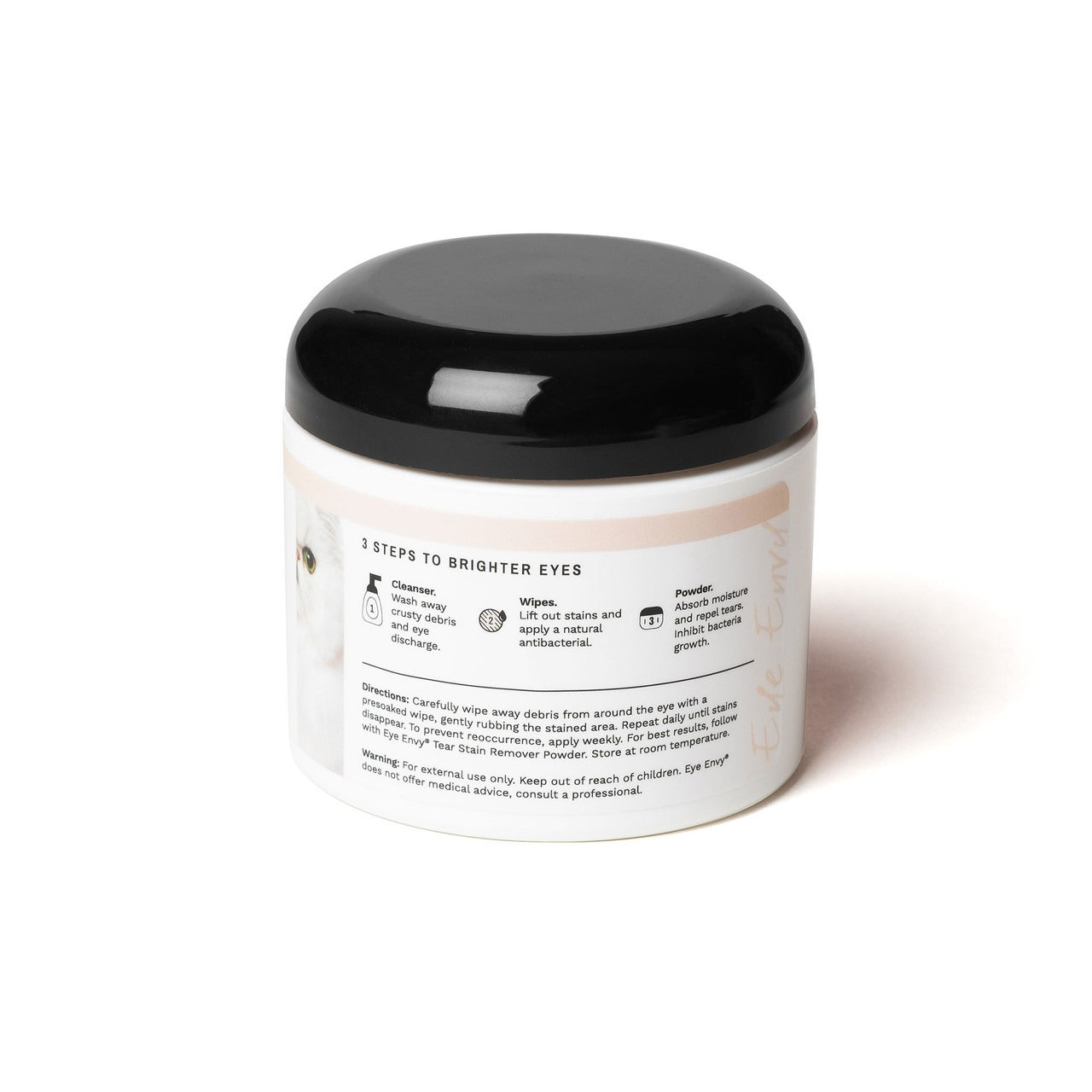 Eye Envy Tear Stain Remover Wipes For Cats