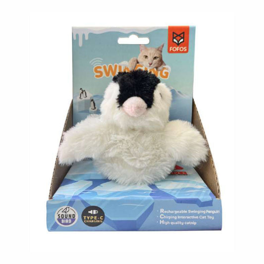 FOFOS Swinging Penguin Dog Toy 10.5x7x8cm