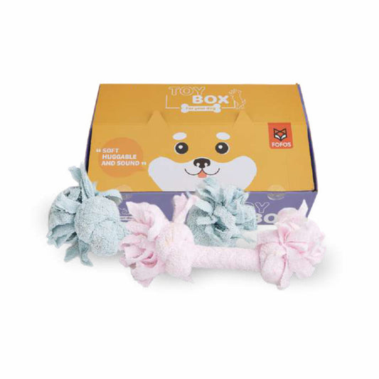 FOFOS Terry Rope 2knots Puppy Dog Toy 6 x 6 x 22 cm
