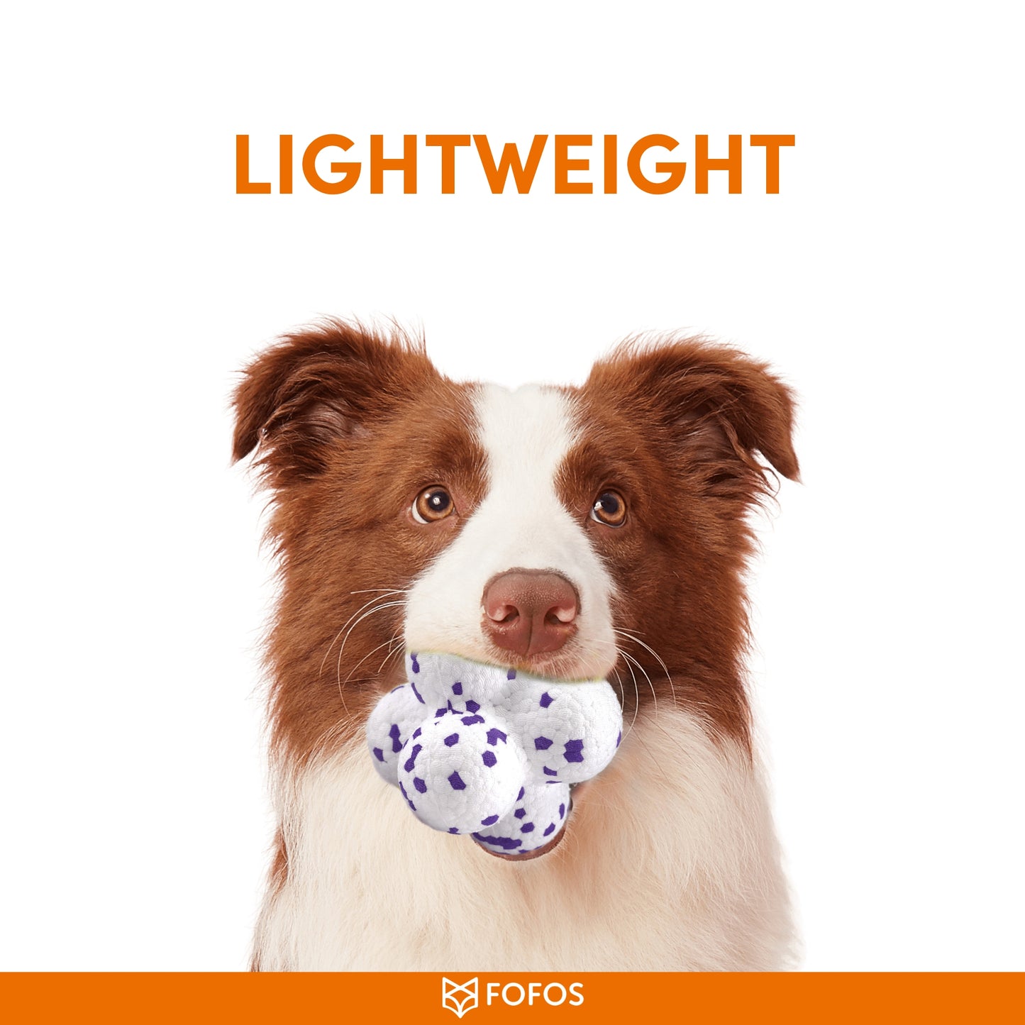FOFOS Ultra-Durable Dog Ball-W/P 8 x 10 x 8 cm