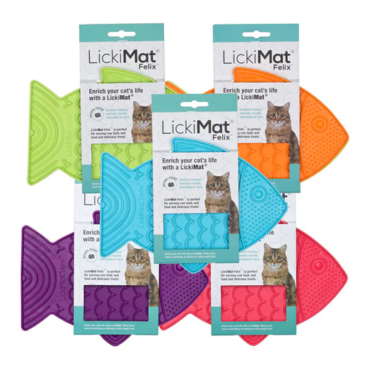 LickiMat Felix Slow Feeder For Cat 22x0.70x16cm