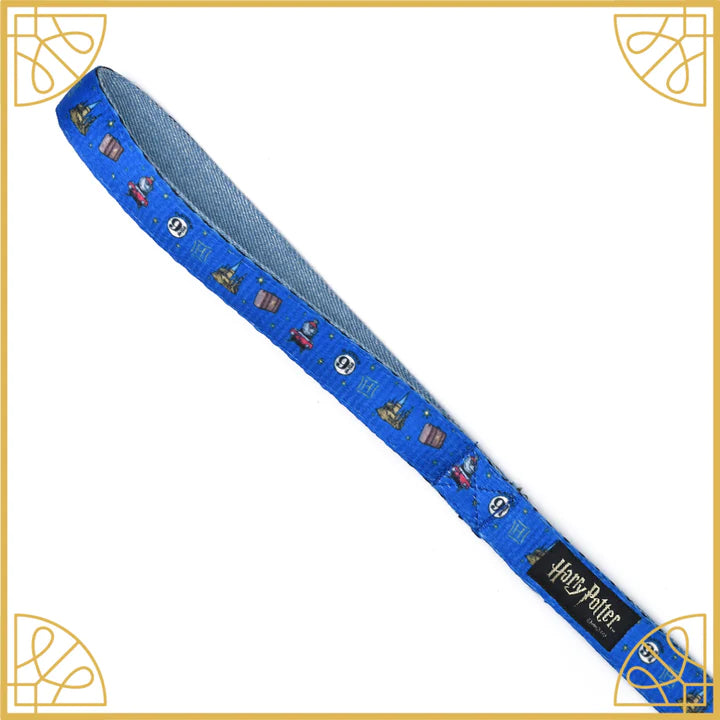 Mutt of Course Harry Potter Welcome to Hogwarts Denim Leash For Dogs