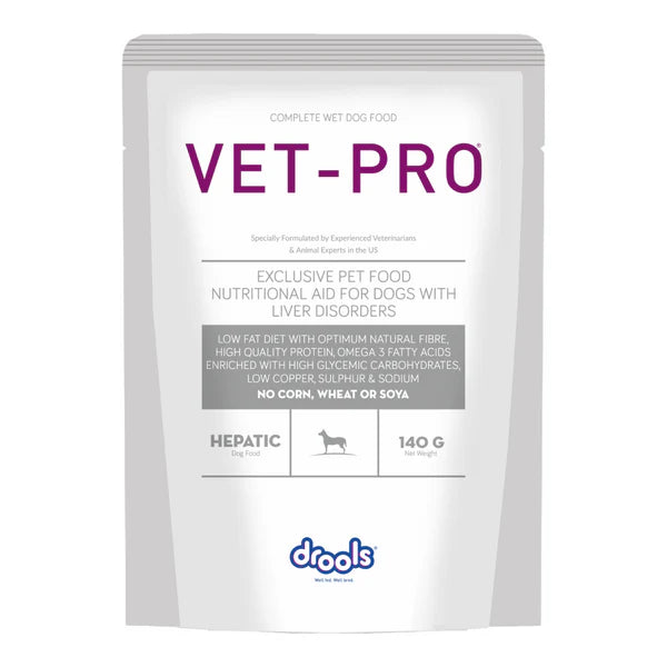 Drools Vet Pro Hepatic Wet Dog Food 140g
