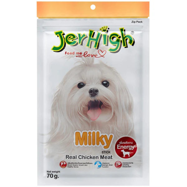 Jer High Chicken Milky Stick Energy Treat For Dog 70gm