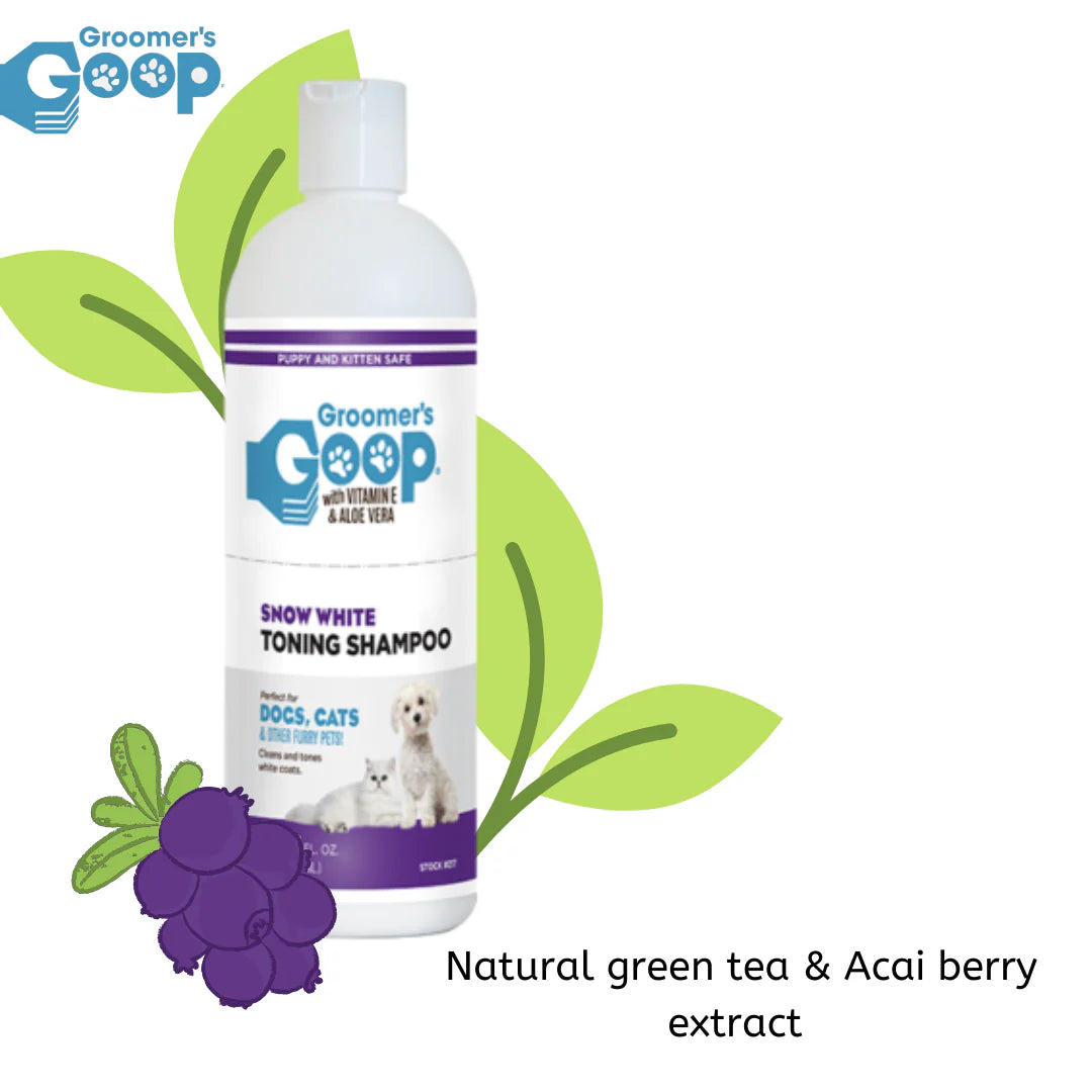 Groomers Goop Snow White Toning Shampoo 473 ml