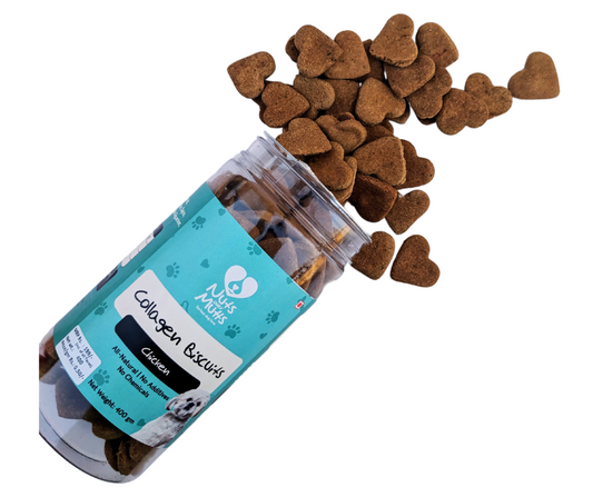 Nuts over Mutts Collagen Biscuit Chicken Flavor For Dogs 400g