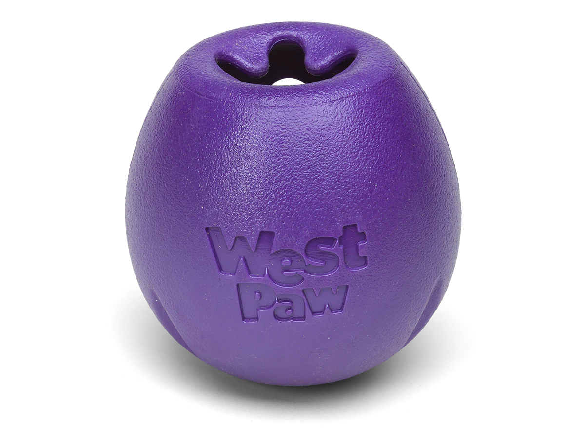 West Paw Rumbl Dog Toy - Eggplant
