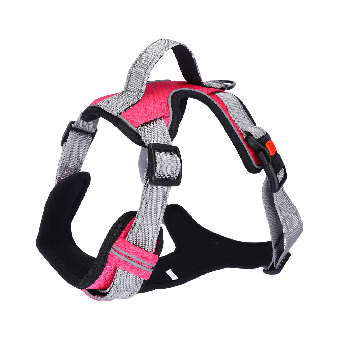 Basil No-Pull Vest Reflective Handle Harness - Pink