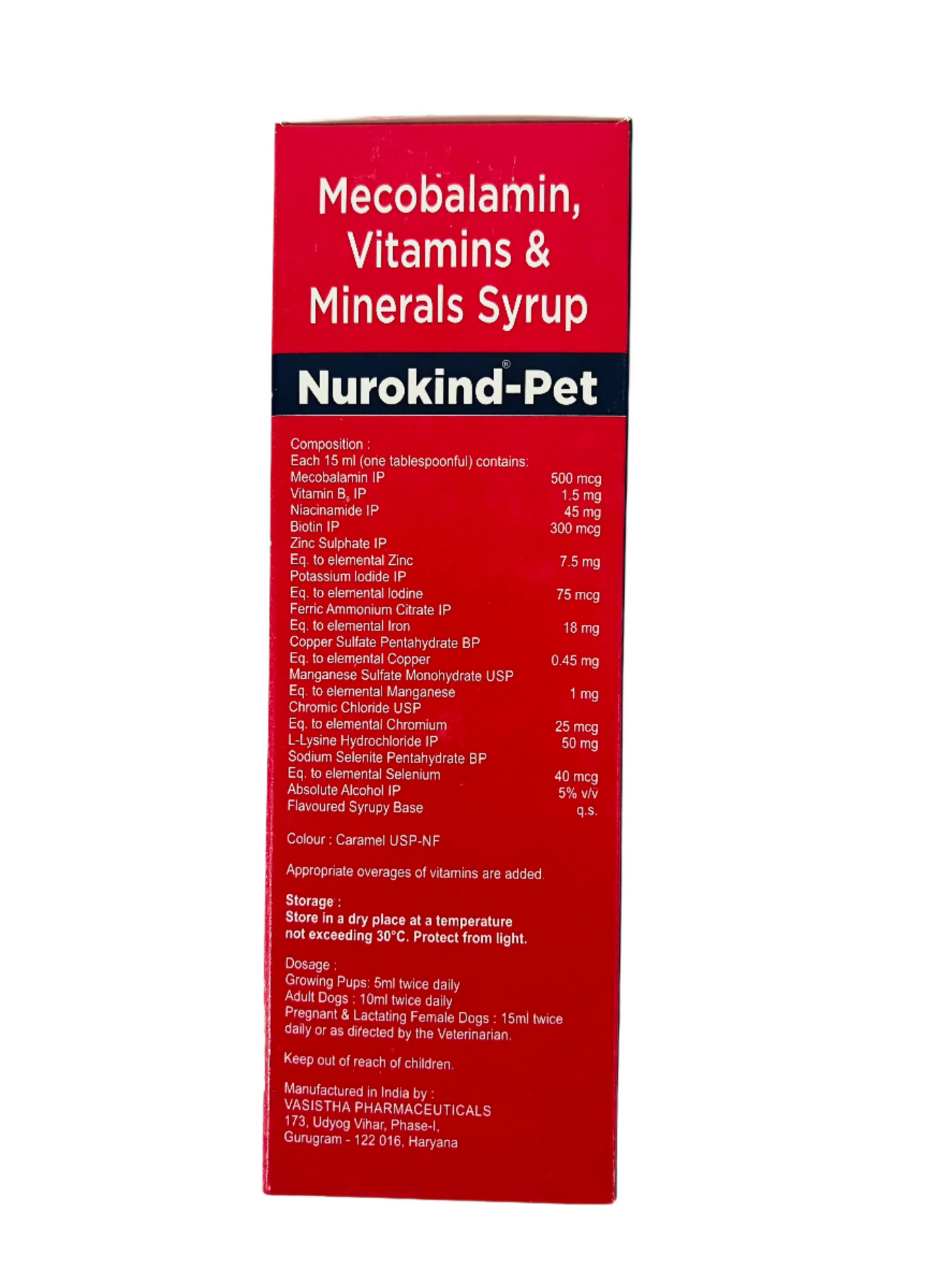 Mankind Nurokind Multi-Vitamin Pet Syrup 210ml