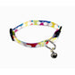 Tails Nation Digital Printed Multi Color Adjustable Collar For Your Cat