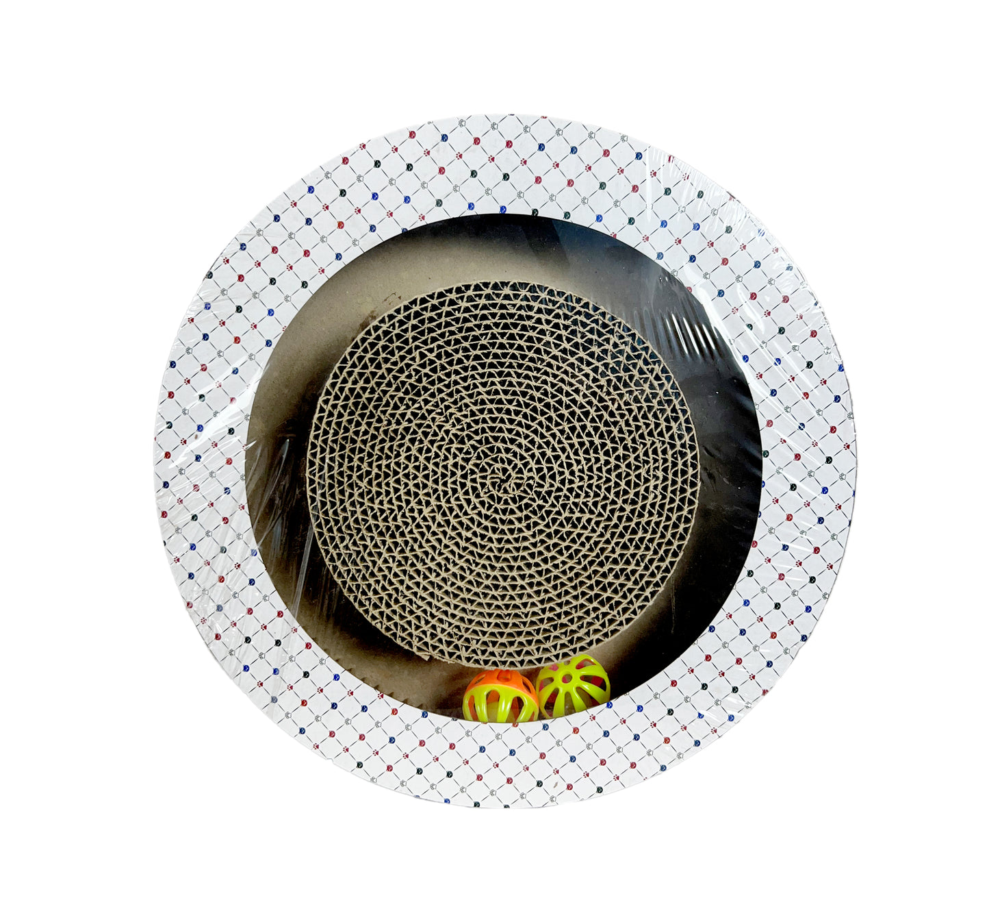Tails Nation Cat Cardboard Round & Play Scratcher