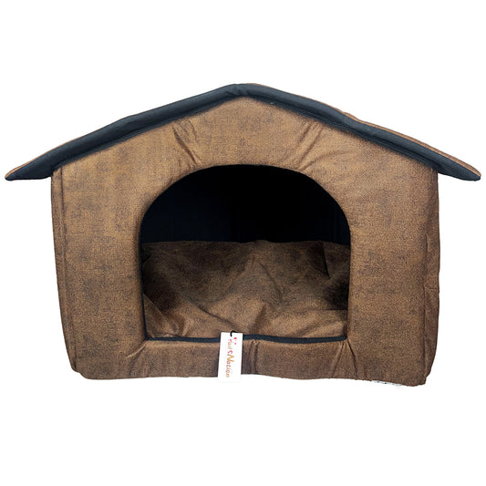 Tails Nation Puppy House For Your Furry Friend Brown 50cmx40cmx35cm Assorted