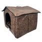 Tails Nation Puppy House For Your Furry Friend Dark Brown 50cmx40cmx35cm