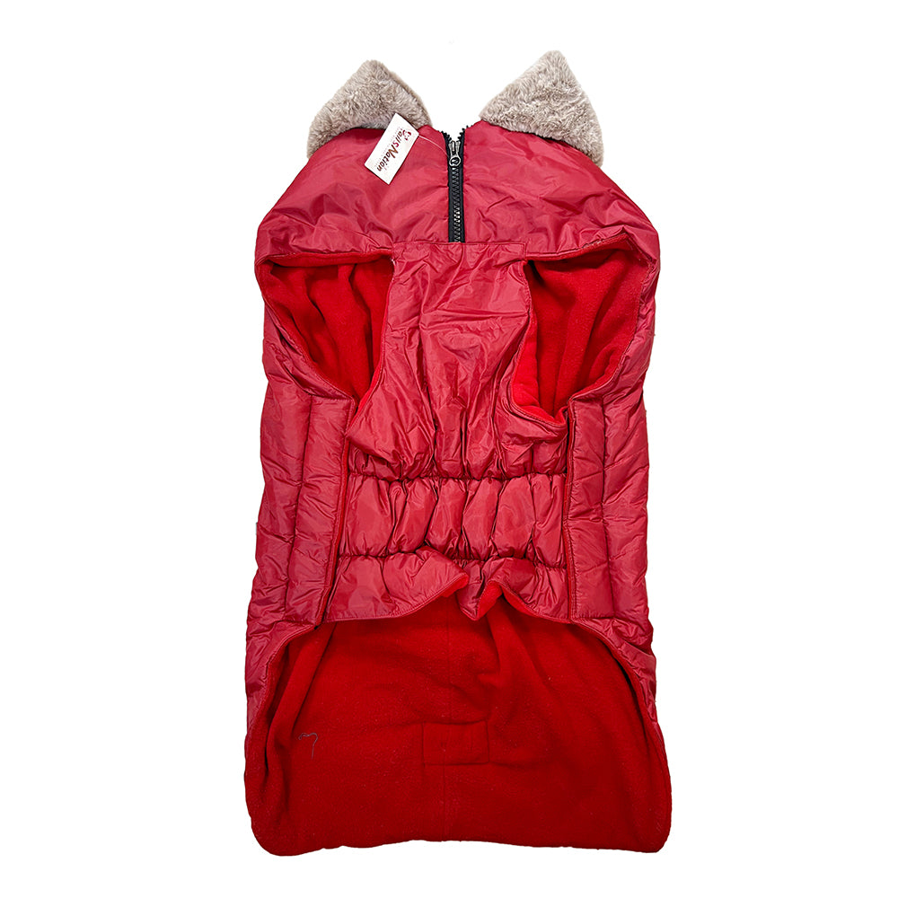 Tails Nation Solid Fur Jacket | Warm and Stylish with Harness Opening