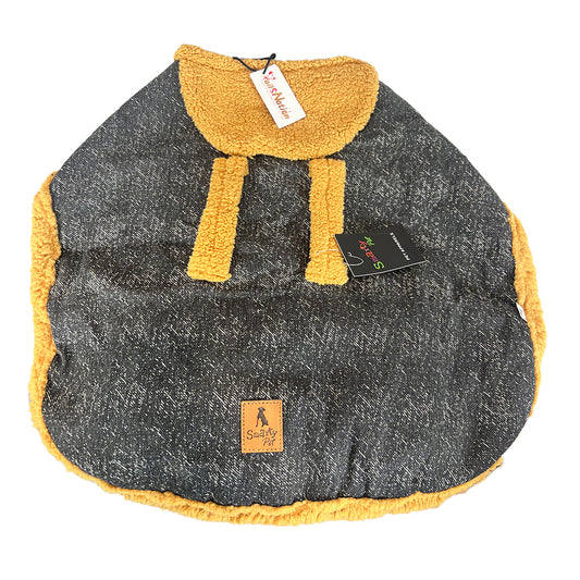 Smarty Pet Coat For Your Furry Friend Rust Black | Warm & Stylish