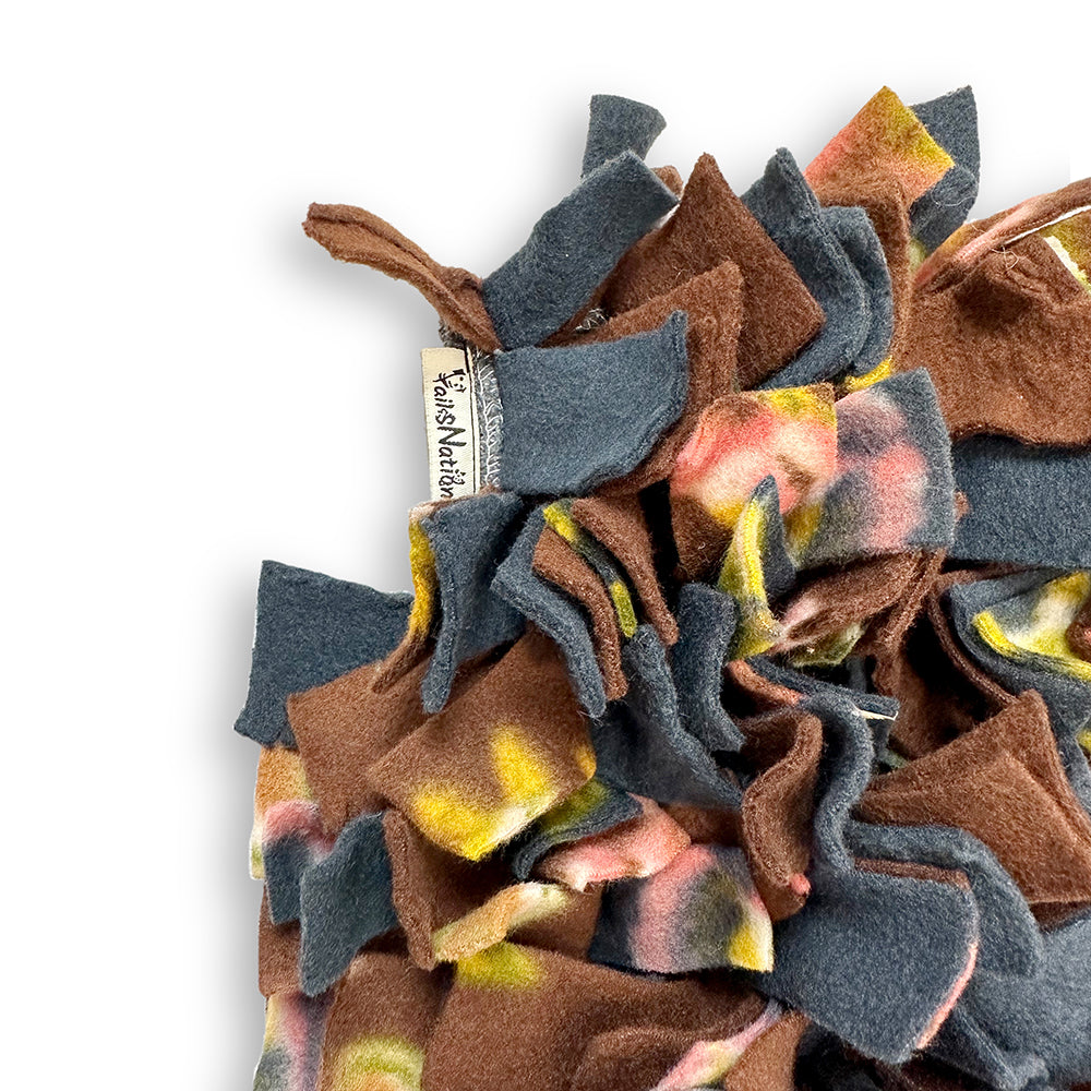 Tails Nation Shaggie Playmat For Your Furry Friend - Black & Brown