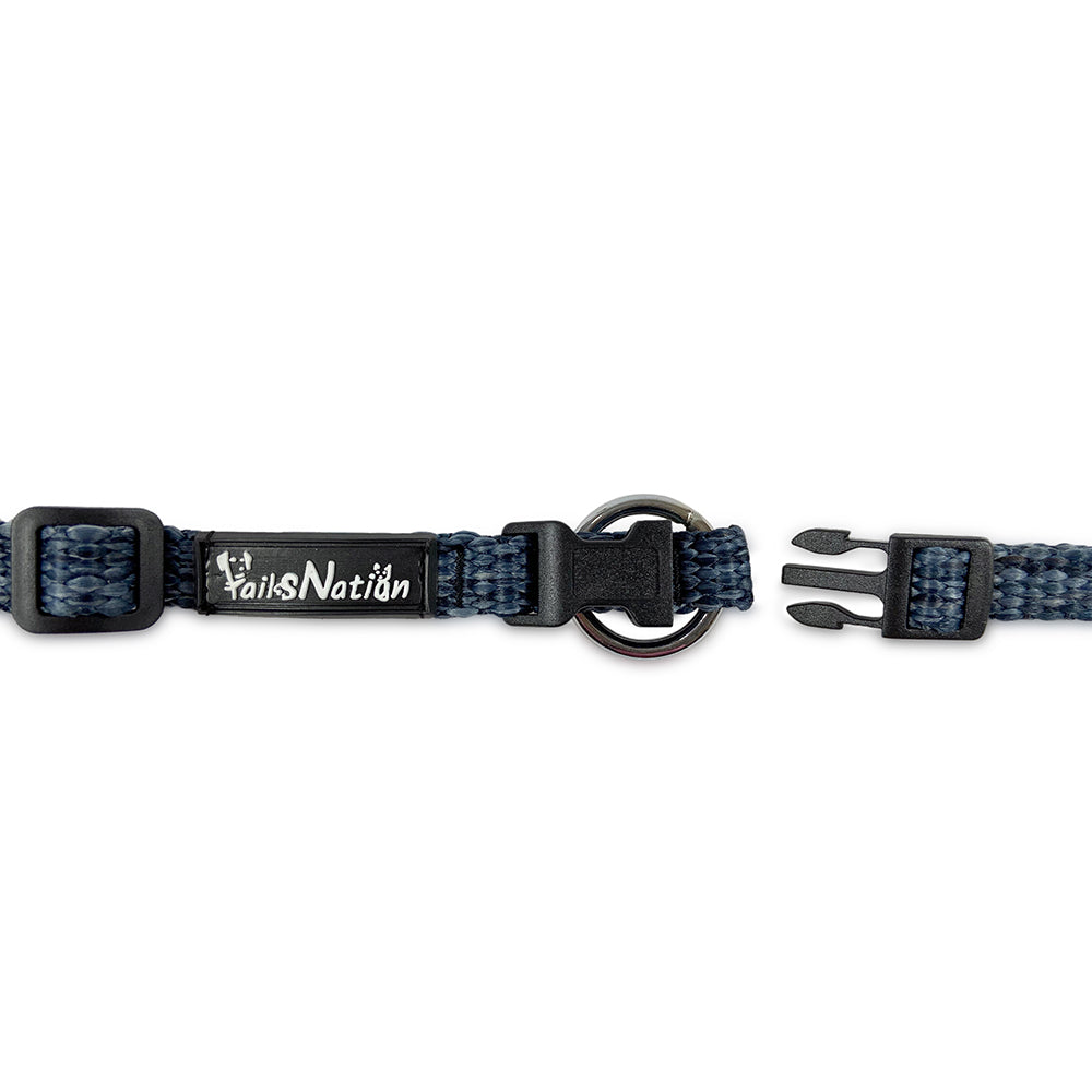 Tails Nation Smokey Grey Super Comfy Melange Collar for your Pooch