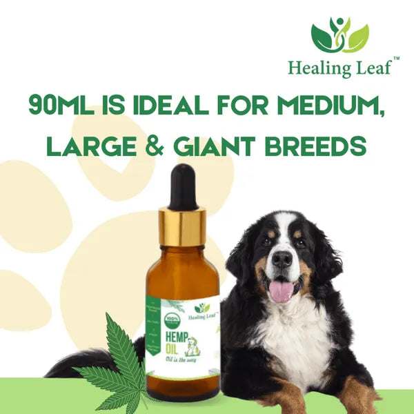 Healing Leaf Hemp Oil for Dogs and Cats 90ml