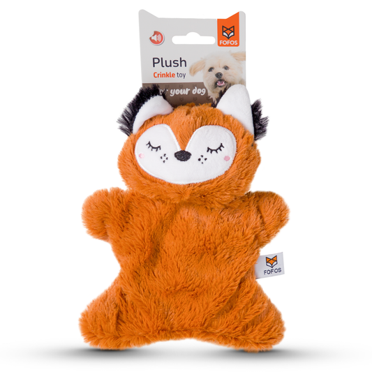 FOFOS Glove Plush Fox Dog Toy 20 x 16 x 5cm