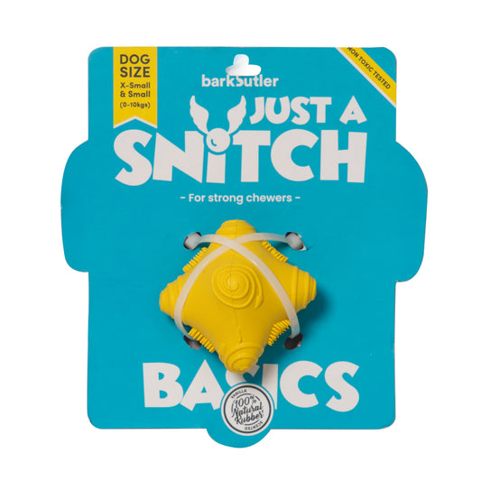 Barkbutler Just A Snitch Yellow 5 cm x 4.5 cm x 4.3 cm