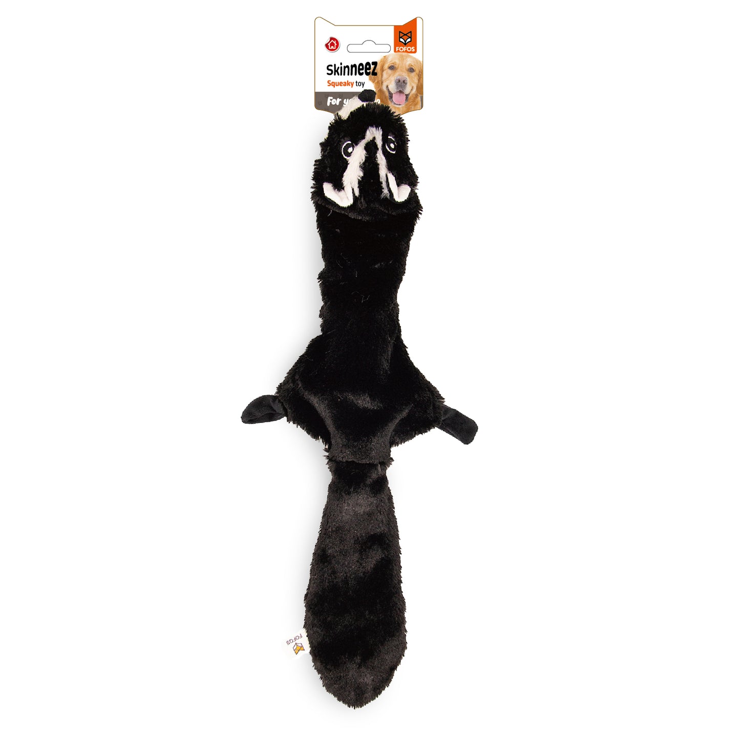 FOFOS Dog Toy Skinneez Skunk 58 x 22 x 3.5 cm