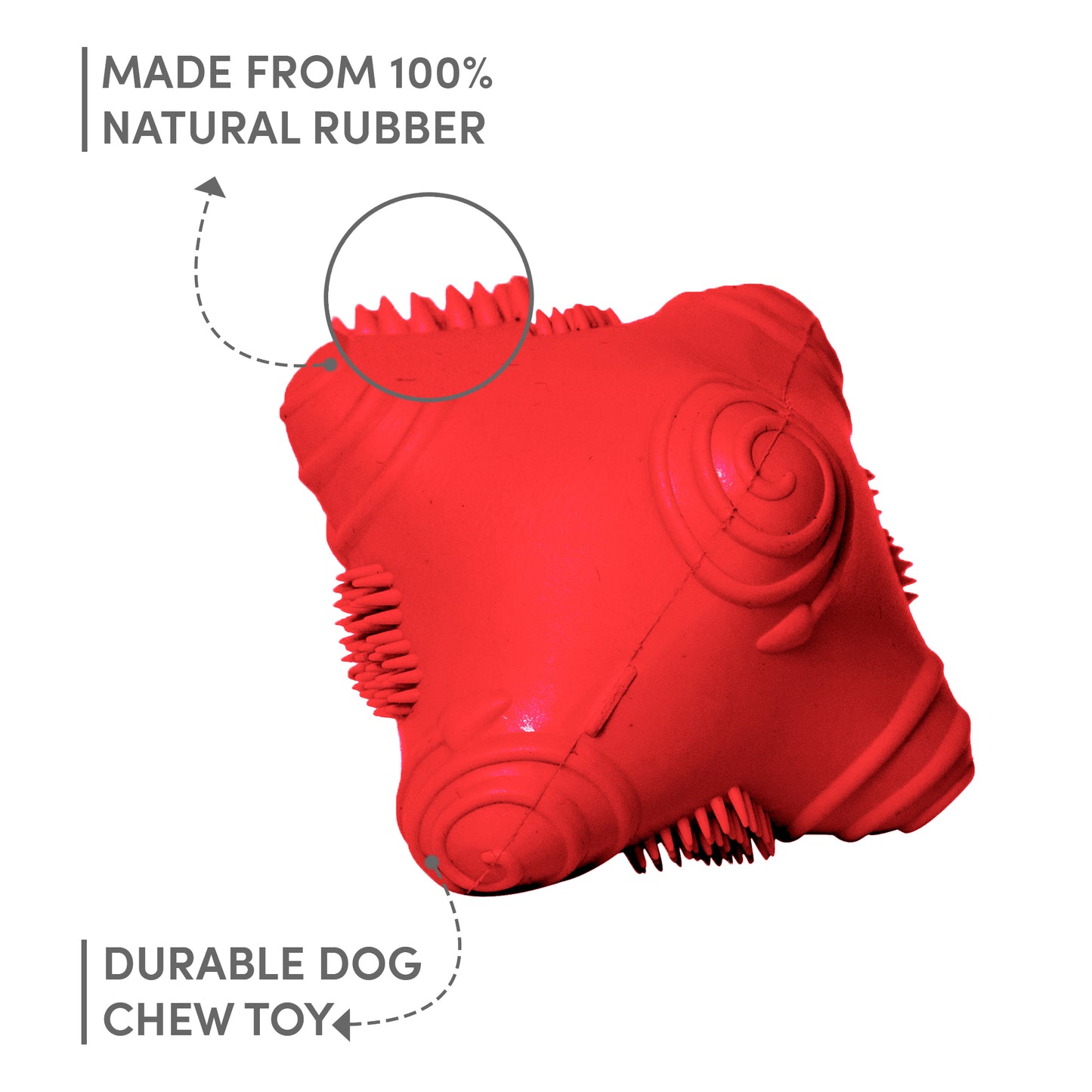 Barkbutler Just A Snitch Red 5 cm x 4.5 cm x 4.3 cm