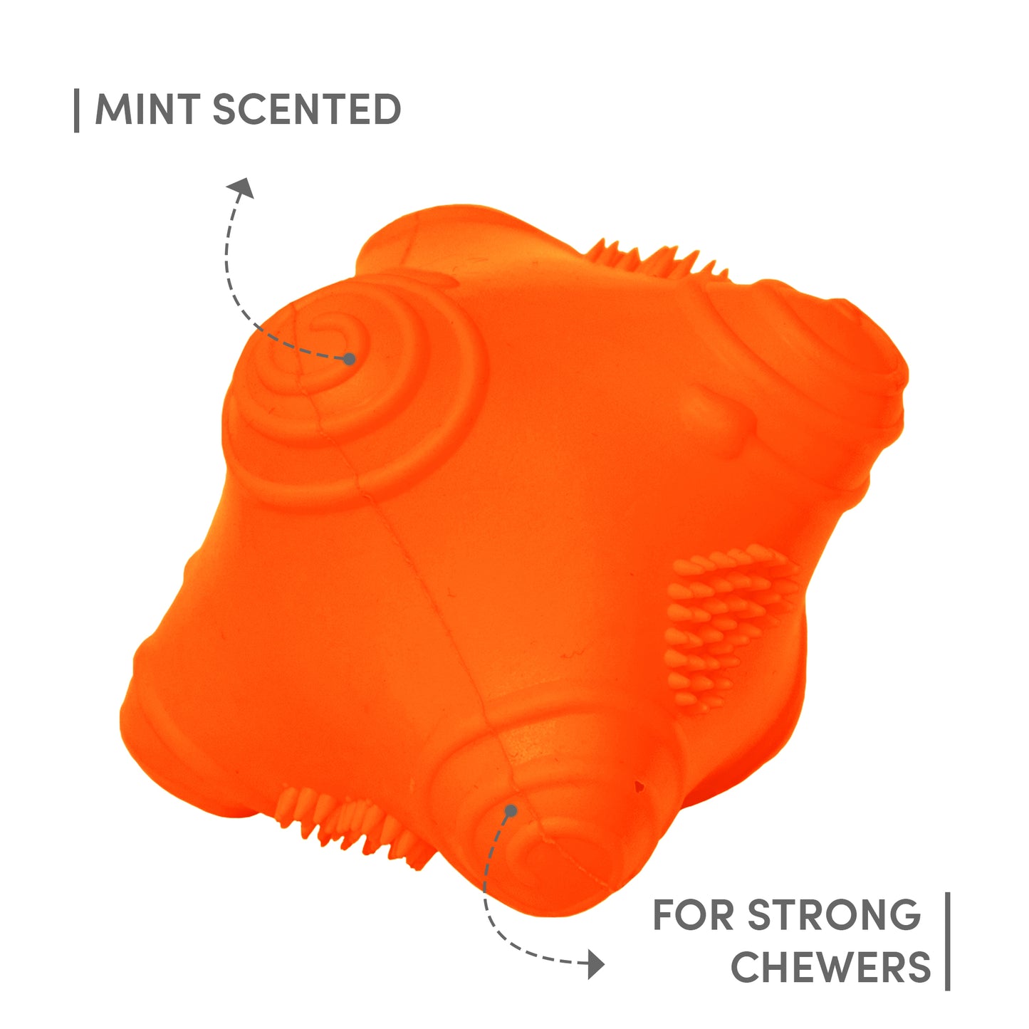 Barkbutler Just A Snitch Orange 5 cm x 4.5 cm x 4.3 cm