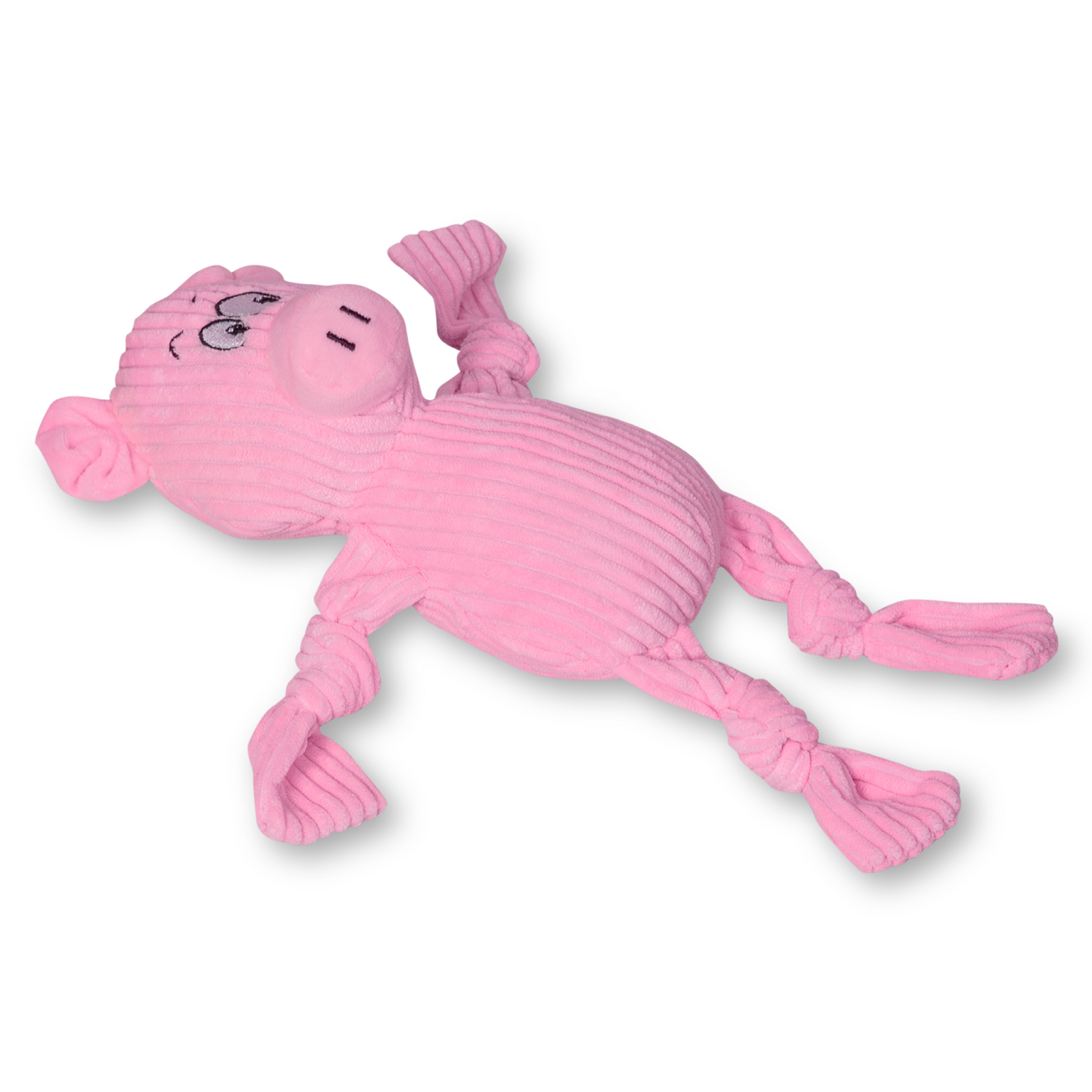 FOFOS Fluffy Pig Pink Dog Toy 31.5 x 29 x 9 cm
