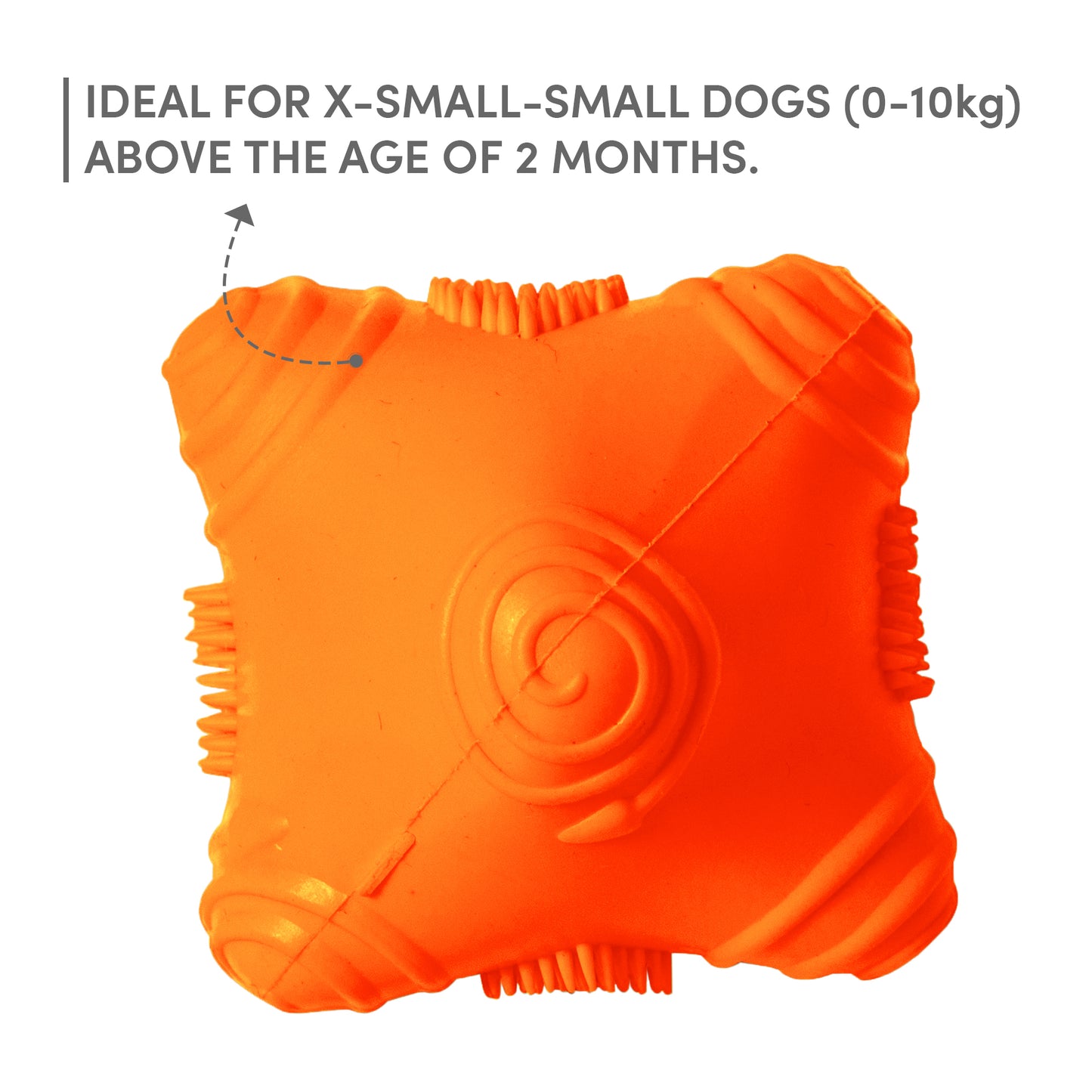 Barkbutler Just A Snitch Orange 5 cm x 4.5 cm x 4.3 cm