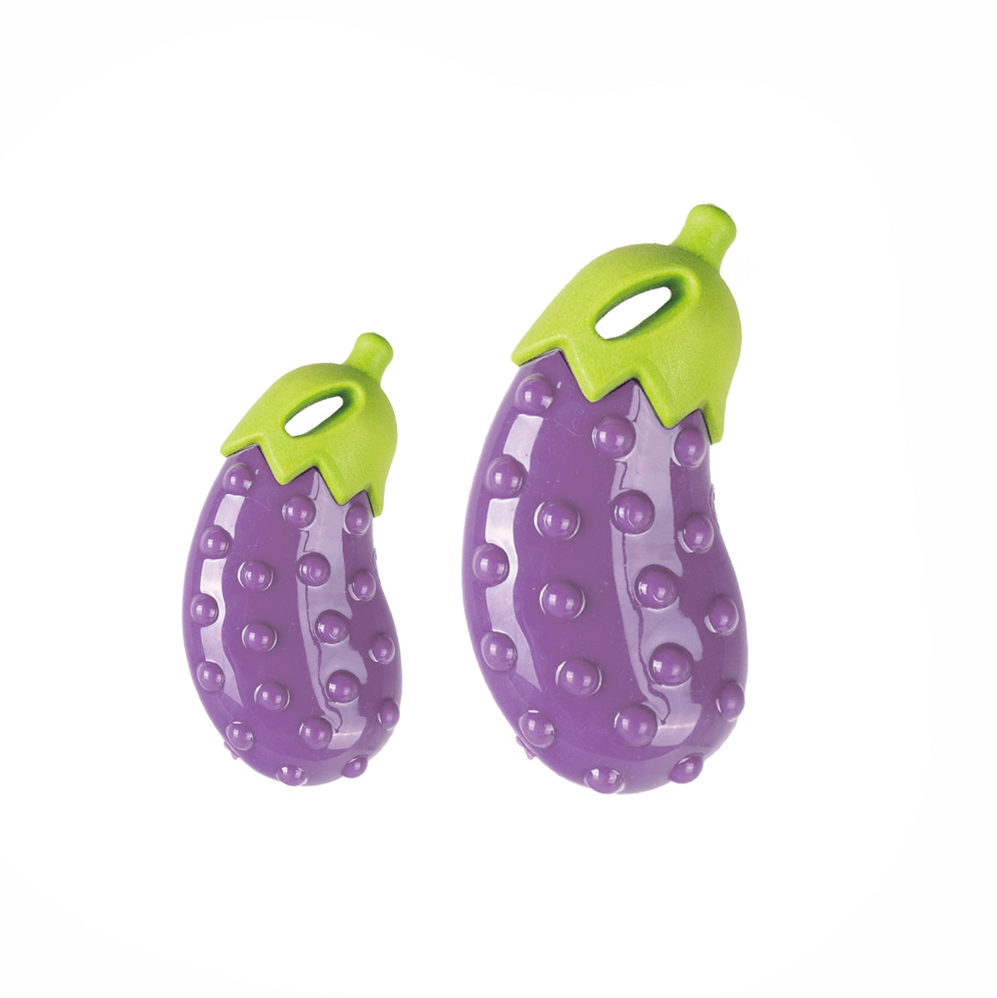 FOFOS Vegi-Bites Eggplant Toy For Dogs 12 x 6 x 4cm Small