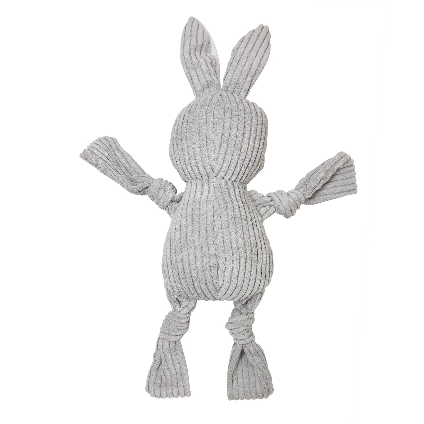FOFOS Fluffy Rabbit Grey Dog Toy 35 x 23 x 6.5 cm
