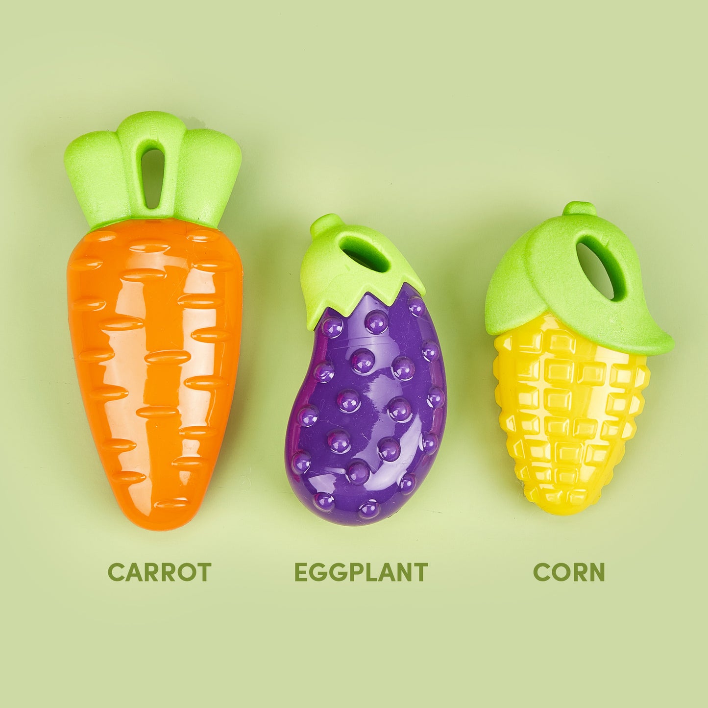 FOFOS Vegi-Bites Carrot Dog Toy 15 x 4 x 4 cm Small