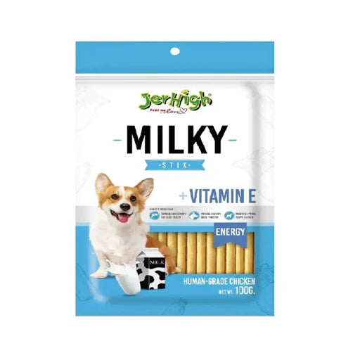 Jer High Chicken Milky Stix Energy Treat For Dog 100gm