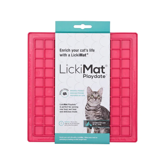 LickiMat Playdate Slow Feeder For Cat 20x1x20cm