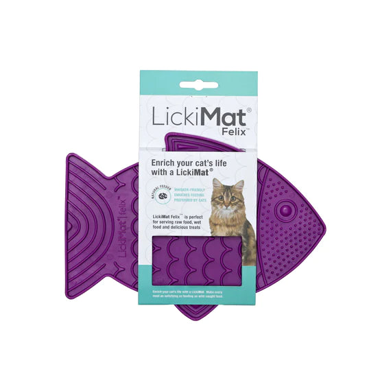 LickiMat Felix Slow Feeder For Cat 22x0.70x16cm