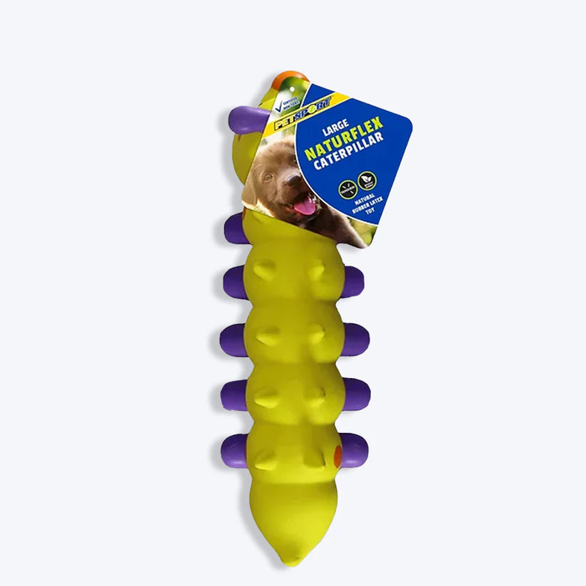 Petsport Naturflex Squeaker Caterpillar Large